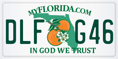 FL license plate DLFG46