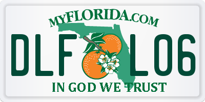 FL license plate DLFL06