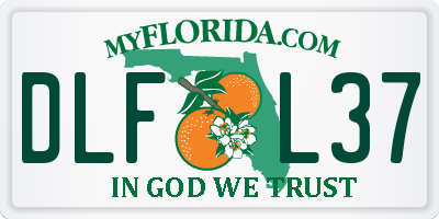 FL license plate DLFL37