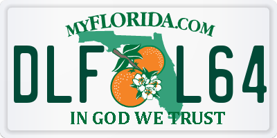 FL license plate DLFL64