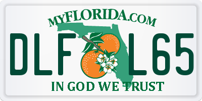 FL license plate DLFL65