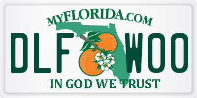 FL license plate DLFW00