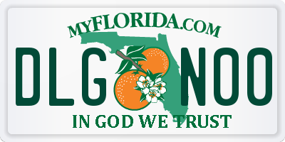 FL license plate DLGN00