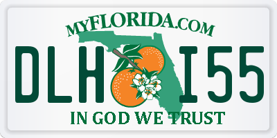 FL license plate DLHI55
