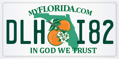 FL license plate DLHI82