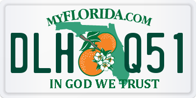 FL license plate DLHQ51
