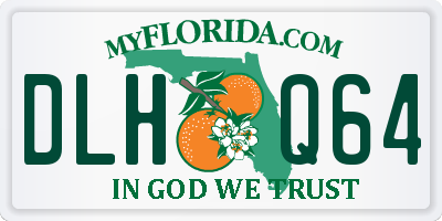 FL license plate DLHQ64