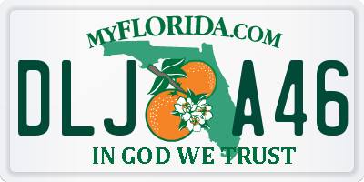 FL license plate DLJA46