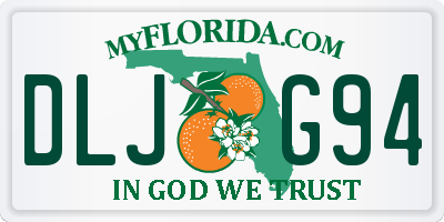 FL license plate DLJG94