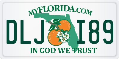 FL license plate DLJI89