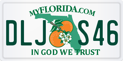 FL license plate DLJS46