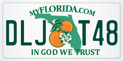 FL license plate DLJT48