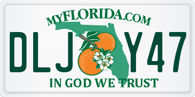 FL license plate DLJY47