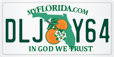FL license plate DLJY64