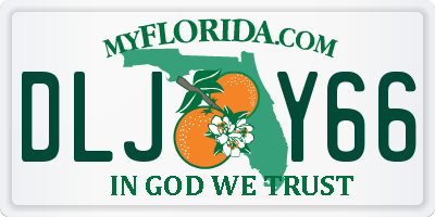 FL license plate DLJY66
