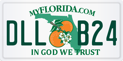 FL license plate DLLB24