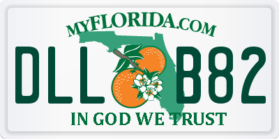FL license plate DLLB82