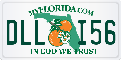 FL license plate DLLI56