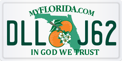 FL license plate DLLJ62