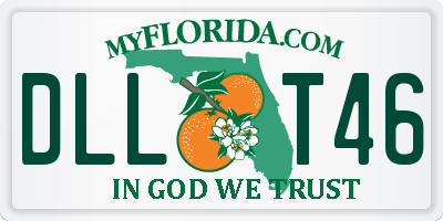 FL license plate DLLT46