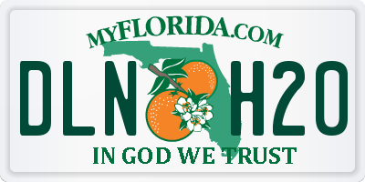 FL license plate DLNH20
