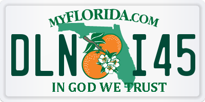 FL license plate DLNI45