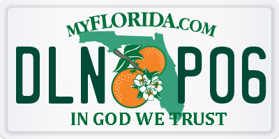 FL license plate DLNP06