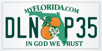 FL license plate DLNP35