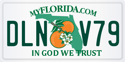 FL license plate DLNV79