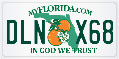 FL license plate DLNX68
