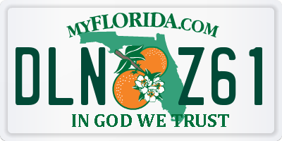 FL license plate DLNZ61