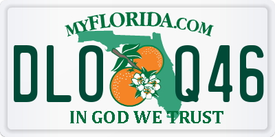 FL license plate DLOQ46