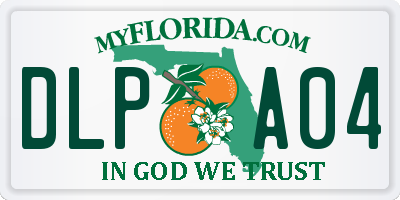 FL license plate DLPA04