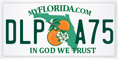 FL license plate DLPA75