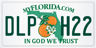 FL license plate DLPH22