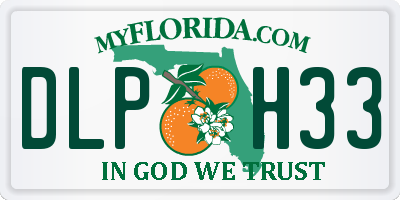 FL license plate DLPH33