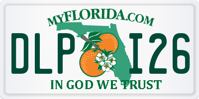 FL license plate DLPI26
