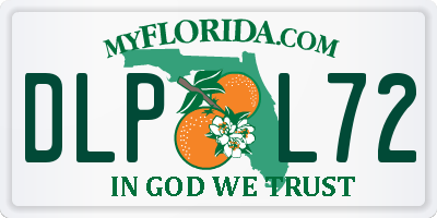FL license plate DLPL72