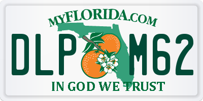 FL license plate DLPM62