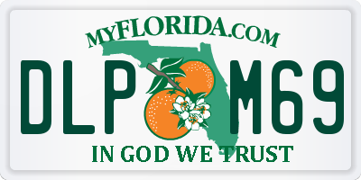 FL license plate DLPM69