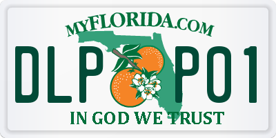 FL license plate DLPP01