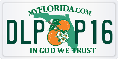 FL license plate DLPP16
