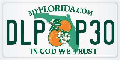 FL license plate DLPP30