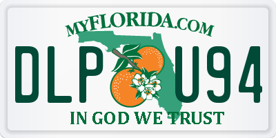 FL license plate DLPU94