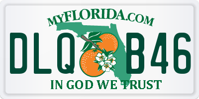 FL license plate DLQB46