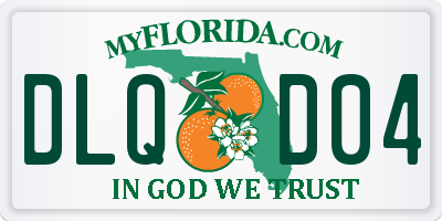 FL license plate DLQD04