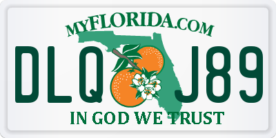FL license plate DLQJ89