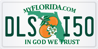 FL license plate DLSI50