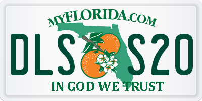 FL license plate DLSS20