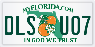 FL license plate DLSU07